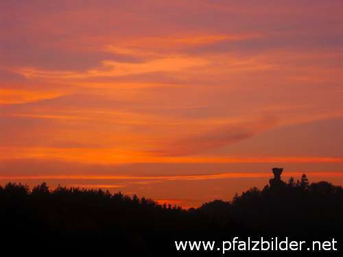 Drachenfels-Sonnenuntergang